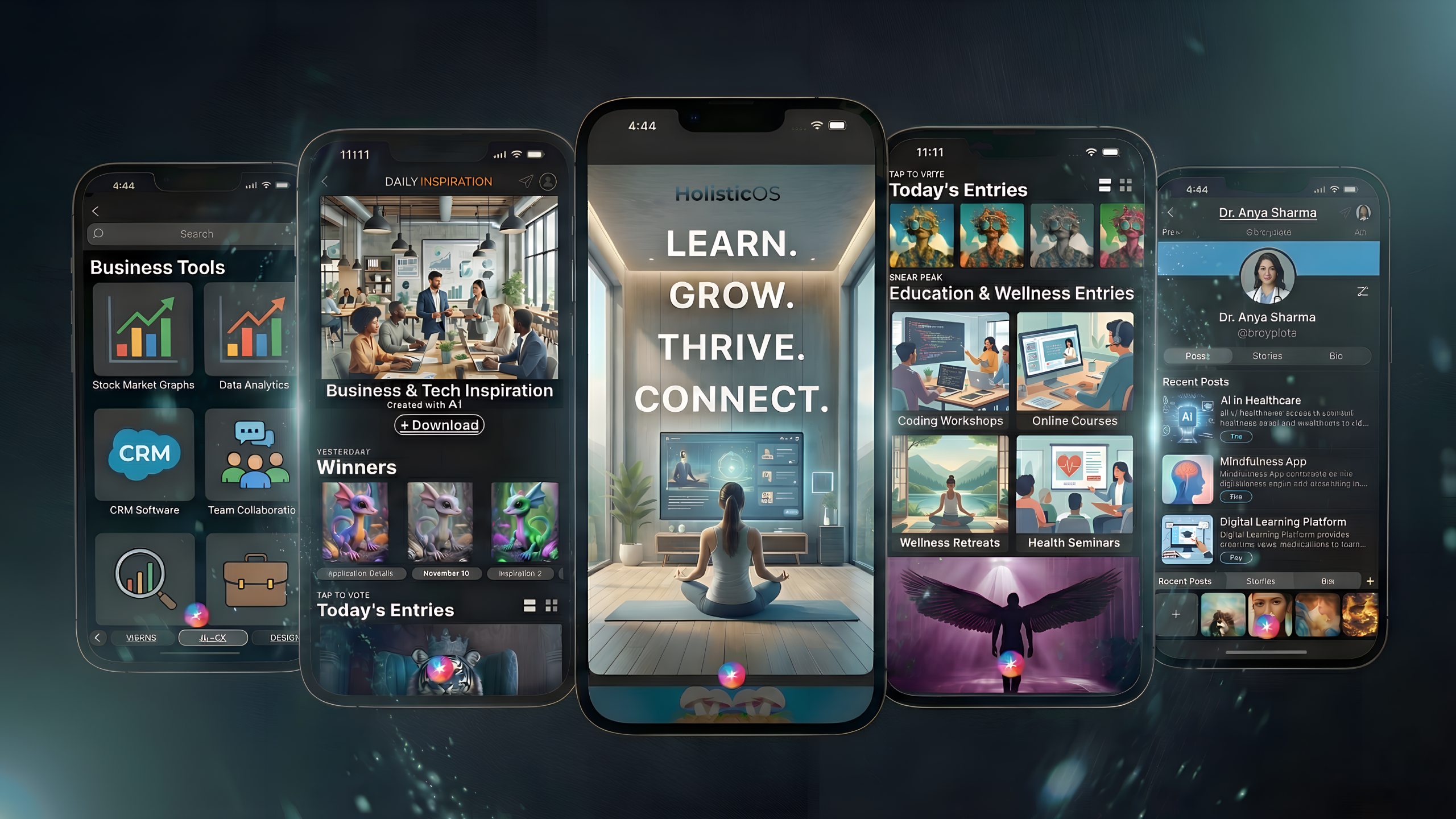 HolisticOS App Preview